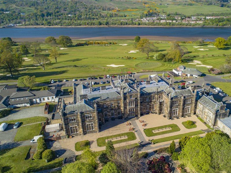 Mar Hall Golf & Spa Resort Bishopton  Luaran gambar Aerial view of the hotel